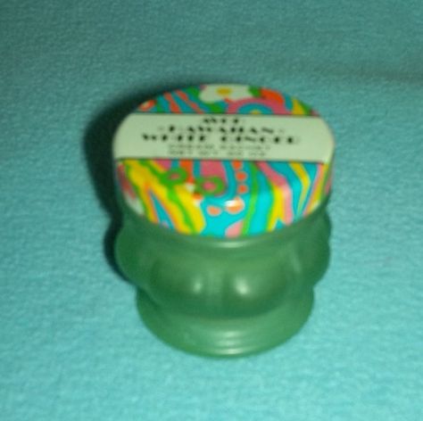 Historical Makeup, Avon Collectibles, Avon Lady, Mccoy Pottery, Childhood Memories 70s, Vintage Makeup, Chatelaine, Vintage Avon, Green Satin