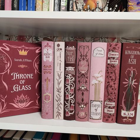 Our beautiful pink version of Throne of Glass is now available on our Etsy! Officially licensed with SJM and matching with our original pink ACOTAR dust jackets, we look forward to completing the set soon with a pink version of Crescent City 💖 🌸 🎀 #throneofglass #acotar #dustjackets #bookaesthetic #sjm #officiallylicensed #maasverse #bookshelves #fantasy #bookstagram #booktok Tog Series, Crescent City, Throne Of Glass, Sarah J, Book Accessories, Book Aesthetic, The Crown, Book Covers, Favorite Books