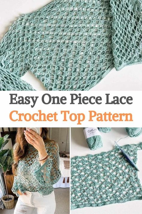 Lace Sweater Crochet Pattern, Crochet Flower Lace Sweater, Lacy Sweater Crochet Pattern, Open Knit Crochet Top, Crochet Open Sweater Free Pattern, Crochet Patterns Using Lace Weight Yarn, 300 Yd Crochet Pattern, Crochet Lace Sleeves Pattern Free, Crochet Lace Work