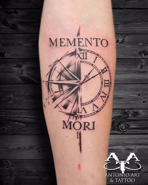 The Obstacle Is The Way Tattoo, Time Running Out Tattoo, Vivere Tattoo, Memento Vivere Tattoo, Momento Mori Tattoo, Amor Fati Tattoo, Memento Tattoo, Mori Tattoo, Tattoo Word Fonts