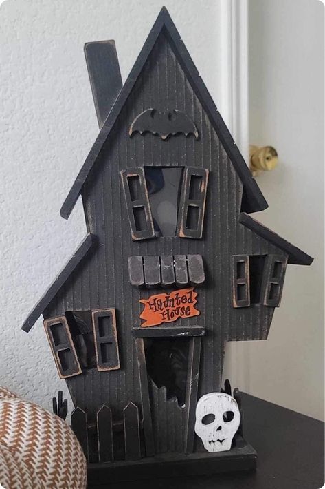 Wooden Halloween Haunted House Wooden Haunted House, Halloween 2024, Wooden House, Shopping App, Haunted House, Halloween Decorations, Follow Me, The Creator, Led