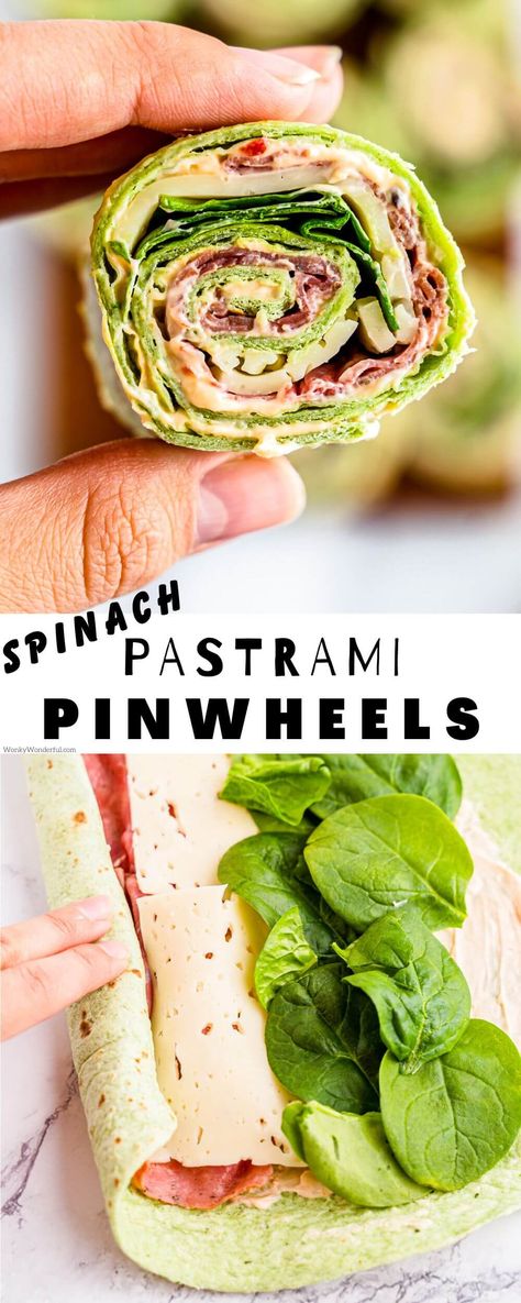 Spinach Pinwheels, Spinach Tortillas, Awesome Sandwiches, Creamy Pasta Bake, Quick Lunch Recipes, Bite Size Food, Thousand Island, Tasty Lunch, Tasty Dinner