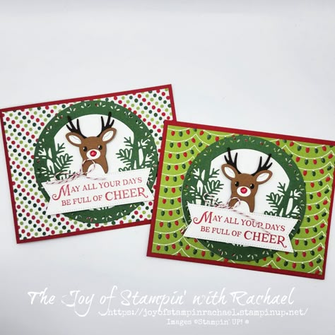 Visit my blog to see the cards we made from my October Card Class Club using Stampin' UP!'s Reindeer Fun Bundle! Reindeer Days Dsp Stampin Up Cards, Christmas Cards Stampin Up Ideas Simple, Stampinup Reindeer Fun, Stampin Up Reindeer Fun Christmas Cards, Su Reindeer Fun Cards, Stampin Up Easy Christmas Cards, Reindeer Fun Stampin Up Cards 2024, Stampin Up Reindeer Fun Cards, Stampin Up Reindeer Days