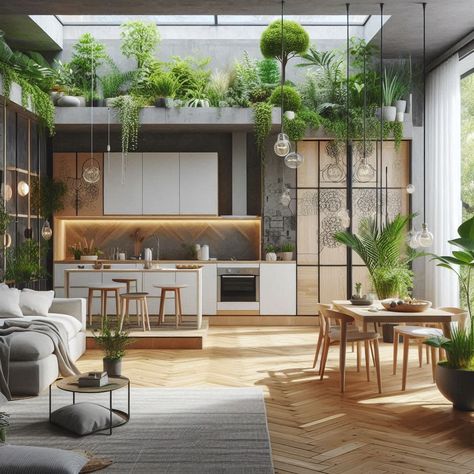 2024 Design Trends: Biophilic Bliss Get creative, have fun, and let your inner designer shine! #BiophilicDesign #NatureInspired #IndoorPlants #GreenLiving #EcoFriendlyDesign #SustainableInteriors #NaturalMaterials #LivingWall #NatureInHome #OrganicInteriors #IndoorGardening #EcoChic #NatureLoversHome #HealthyHome #EcoHomeDecor #Biophilia #GreenInteriors #BotanicalDecor #WellnessInteriors #SustainableLiving #HomeInspo #DesignInspo #InteriorDesign #PlantLovers #UrbanJungle #PlantDecor #HomeDeco... Biophilic Interior, 2024 Design Trends, Organic Interiors, Lounge Interiors, Luxury Bedroom Furniture, Biophilic Design, Bedroom Items, 2024 Design, Green Architecture