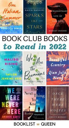 Book Club Recommendations, Best Book Club Books, Books 2022, Book Club Reads, Books You Should Read, The Book Club, Reading Rainbow, Must Reads, Book Suggestions