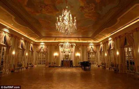 Dance floor French Ballroom, Victorian Chandelier, Classic Fireplace, Marble Fireplace Surround, Castle Mansion, Ceiling Murals, Hall Of Mirrors, Palace Of Versailles, Expensive Houses