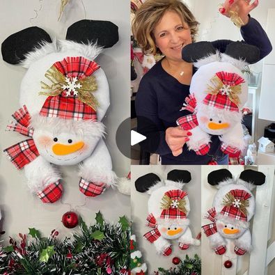 41K views · 1.5K reactions | Tutorial pupazzo di neve con riciclo cartone | Che bella idea il nostro tutorial😍è facile e divertente 🙌 | By Creativemamy Only Christmas | Facebook Snowman Patterns Sewing Free Printable, Boss Christmas Gifts, Snowman Family, Crochet Snowman, Art And Craft Videos, Snowmen Patterns, 1k Views, Holiday Decorating, Craft Fair