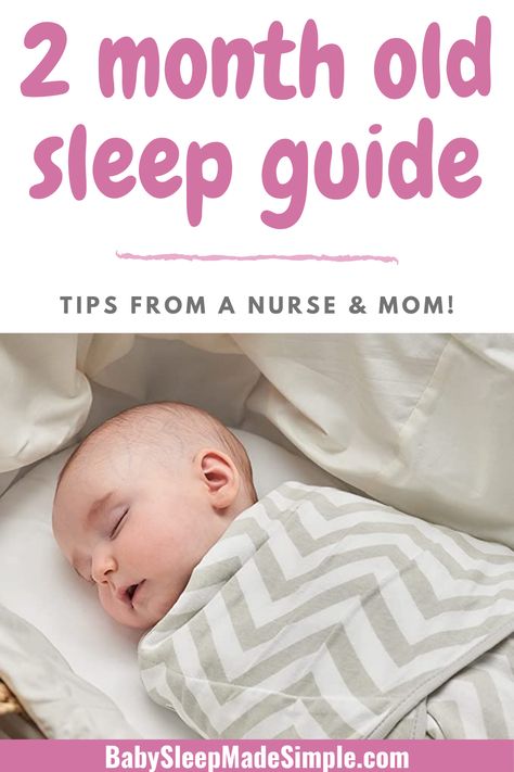 This is my sleep guide for your 2 month old baby. Download your baby sleep guides and schedule today, and learn what you can expect from your 2 month old's sleep. 2 month olds still need to feed at night and can't sleep through the night yet, but they can sleep longer stretches than you might expect. Find out how you can be successful with implementing healthy sleep habits for your baby! #babysleep #2montholdbaby #swaddlebaby #sleeptips #sleepthroughthenight 2 Month Old Nap Schedule, 2 Month Old Sleep Schedule, 2 Month Sleep Schedule, 2 Month Old Schedule, Sleep Schedule For 7 Month Old Baby, Sleep Schedule For 15 Month Old, 5 Month Old Sleep, Sleep Training 4 Month Old Schedule, 3 Month Old Sleep