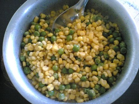 Make and share this Corn and Peas recipe from Food.com. Peas And Corn, Beginner Cook, Dinner Suggestions, Corn Side Dish, Peas Recipe, Pea Recipes, Cooking For Beginners, Canned Corn, Corn Recipes