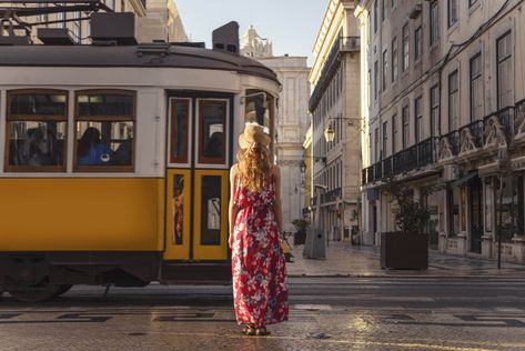 What to Wear in Lisbon in July - Wear When What Why What To Wear In Lisbon, Lisbon Packing List, Packing Wardrobe, Cork Footbed Sandals, Festival Theme, Short Blouses, City Shorts, Lightweight Sneakers, Europe Trip