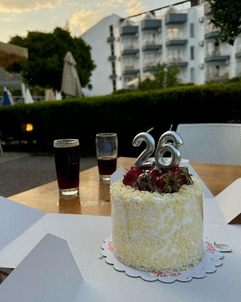 my 26th birthday 🥂 Birthday Cake 26, 26 Birthday, Happy 26th Birthday, 26th Birthday, Birthday Cakes For Men, Birthday Dates, Birthday Love, July 7, Man Birthday