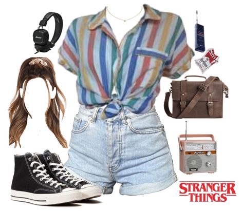 80s Summer Outfits, 80s Aesthetic Outfits, 80’s Outfits, 80s Inspired Outfits, Stranger Things Outfit, Diy Vetement, Look Retro, Aesthetic Outfit Ideas, 80s Outfit