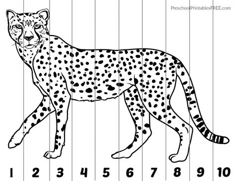 Free Cheetah Printables for Kids – Free Preschool Printables Preschool Cheetah Crafts, Cheetah Activities For Preschool, Leopard Template Free Printable, Cheetah Coloring Page, Cheetah Photography Black And White, Free Preschool Printables, Printables For Kids, Free Preschool, Preschool Printables