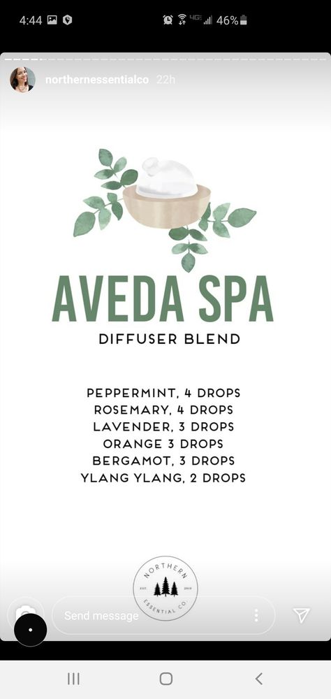 Aveda Scent Recipe, Aveda Spa Diffuser Blends, Aveda Essential Oil Blend, Aveda Shampure Essential Oil Blend, Aveda Essential Oil Recipe, Spa Scents, Aveda Spa, Essential Oil Perfumes Recipes, Essential Oil Combinations