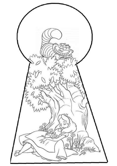 Fun Alice in Wonderland coloring pages for your little one. They are free and easy to print. The collection is varied with different skill levels Wonderland Coloring Pages, Alice And Wonderland Tattoos, Alice In Wonderland Drawings, Wonderland Tattoo, Alice And Wonderland, Disney Art Drawings, Disney Colors, Alice In Wonderland Party, Disney Coloring Pages