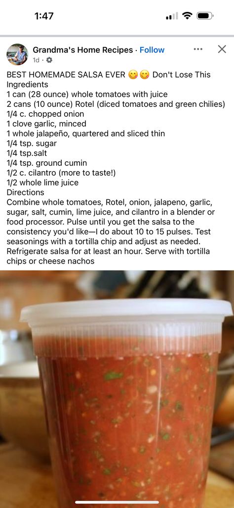 Salsa Guacamole, Homemade Salsa Recipe, Homemade Sauce Recipes, Mexican Food Recipes Easy, Homemade Salsa, Salsa Recipe, Homemade Sauce, Appetizer Dips, Canning Recipes