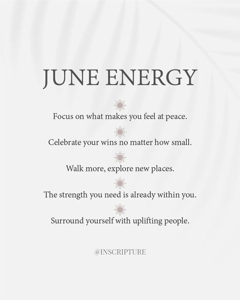 JUNE MANIFESTATIONS // Find peace & strength this summer🫶💖 Sometimes positivity can be found in the most simplest of places. Celebrate your wins, explore new places, and surround yourself with positivity this June✨ #selfcare #loveyourself #selfworth #mindfulness #selfacceptance #mentalhealth #healing #selflovejourney #selfcarethreads #selfhelp #positivity #wellness #wellbeing #meditation #happiness #selfesteem #selfcaretips #loveyourselffirst #selfcarematters #bodypositivity #bodylove #pos... Find Peace, Surround Yourself, Love Yourself First, Self Acceptance, Body Love, Finding Peace, Body Positivity, Self Esteem, Self Help