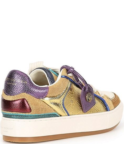 Kurt Geiger London Southbank Tag Metallic Leather Platform Sneakers | Dillard's Tenis Kurt Geiger, London Southbank, Kurt Geiger, Platform Sneakers, Dillard's, Metallic Leather, London, Sneakers, Leather