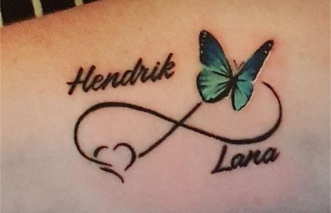 Name Tattoo On Hand, Heart Tattoos With Names, Butterfly Name Tattoo, Infinity Tattoo Designs, Tiny Wrist Tattoos, Arm Sleeve Tattoos For Women, Flower Wrist Tattoos, Cool Wrist Tattoos, Mom Tattoo Designs