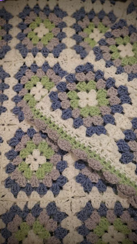 Lavender Fields, Crochet Blanket, Lavender, Crochet