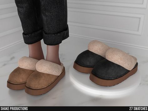 Sims 4 Alpha Shoes, The Sims 4 Cc Clothing For Women Shoes, Sims 4 Cc Slippers, Sims 4 Cc Shoes Women, Sims 4 Female Shoes, Sims 4 Shoes Cc, Slippers With Fur, Mod For Sims 4, Sims Shoes