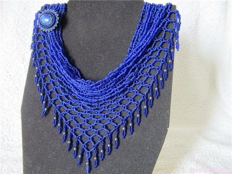 How to Make a Beaded Net Scarf Necklace and Inspirations ~ The Beading Gem's Journal Free Jewellery Making Tutorials, Beaded Scarf, Beaded Things, Beading Netting, Scarf Necklace, Beaded Jewlery, Necklace Patterns, Seed Bead Tutorial, Beaded Bracelet Patterns