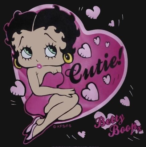 Betty Boop Pfp, Betty Boop Pink, Original Betty Boop, Betty Boop Posters, Betty Boop Classic, Graffiti Lettering Fonts, Chicano Drawings, Betty Boop Art, Betty Boop Pictures