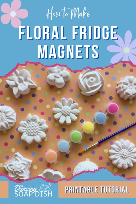 Kitchen Magnets Diy, Plaster Of Paris Crafts Molds, Plaster Of Paris Crafts Ideas, Plaster Of Paris Crafts Diy, Plaster Of Paris Flowers, Plaster Of Paris Crafts, Plaster Paris, Artsy Party, How To Make Plaster