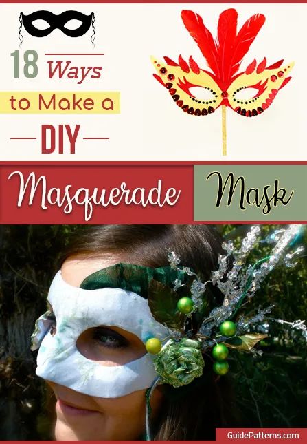 18 Ways to Make a DIY Masquerade Mask | Guide Patterns Diy Masquerade Mask For Glasses, Masquerade Mask Pattern, Mascarade Mask Diy How To Make, How To Make Masquerade Masks Diy, Diy Venetian Mask, How To Make Masquerade Masks, Masquerade Ball Mask Diy, How To Make A Masquerade Mask, Diy Masquerade Mask Easy