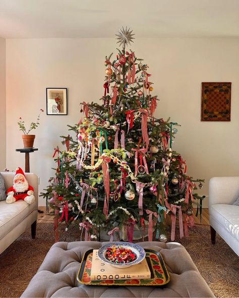 Holiday Inspiration: Classy vs Colourful Anthropologie Christmas Tree, Satin Balls, Balls Christmas Tree, White Christmas Lights, Scenic Wallpaper, Neutral Paint Color, Bathroom Walls, Metallic Wallpaper, Touch Up Paint