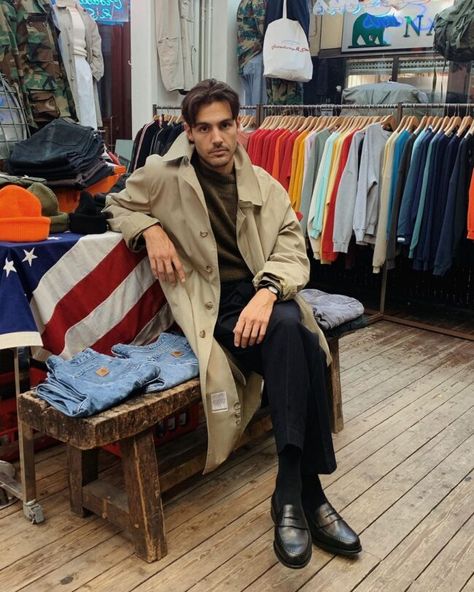 Excited to Wear This Fall — Die, Workwear! Nathaniel Asseraf, Chamois Shirt, Trench Beige, Proper Cloth, Fishing Jacket, Overcoat Men, Outfits Hombre, Mens Outfit Inspiration, Stil Inspiration