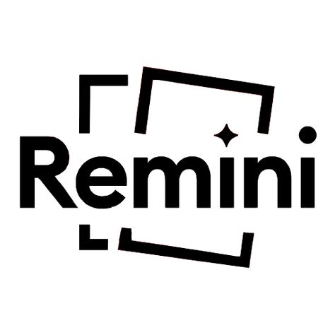 Remini Logo, Remini App Icon, Remini Icon, App Aesthetic, Aesthetic Black And White, Pink Icons, Black Icon, App Logo, Logo Icon