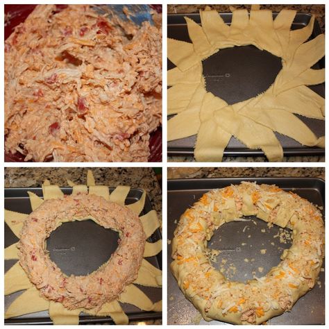 Chicken Ring, Fast Easy Dinner, Pampered Chef Recipes, Mexican Chicken, Mexican Dishes, Pampered Chef, Shredded Chicken, Main Dish Recipes, Appetizer Snacks