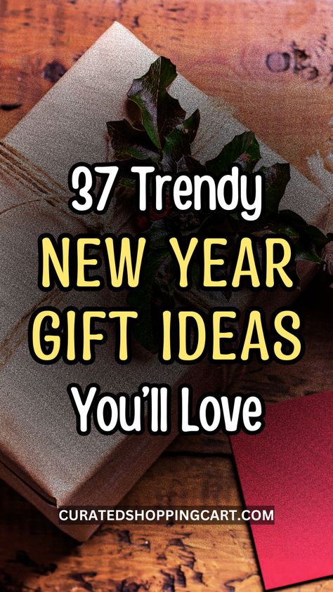 Looking for trendy New Year gift ideas in 2025? Check out 37 gift ideas ranging from custom luggage tags and portable projectors to astrology-themed planners and eco-friendly gift sets. These gifts are perfect for anyone who loves style, sustainability, or the latest tech. Make a statement with your gifts this New Year and surprise your friends and family with thoughtful, trendy items! New Year gifts for him, gifts for her 2025, holiday gift ideas 2025, 2025 gift ideas, Happy New Year gifts. Nye Gifts Friends, New Year's Gift Ideas, New Years Gift Ideas For Friends, New Year Gifts For Friends, January Gift Ideas, New Year Gift Ideas For Coworkers, New Year’s Eve Gift Basket, New Year Gift Basket Ideas, New Year’s Eve Gifts