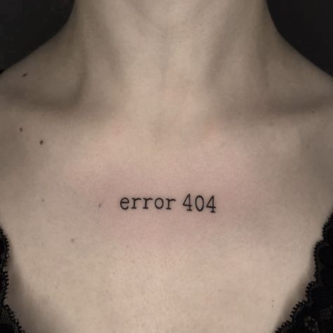 tattoo 404 404 Tattoo Ideas, Dsmp Inspired Tattoos, Error 404 Tattoo, Mcyt Tattoo, 404 Tattoo, Error Tattoo, Programmer Tattoo, Loading Tattoo, Where Is My Mind Tattoo