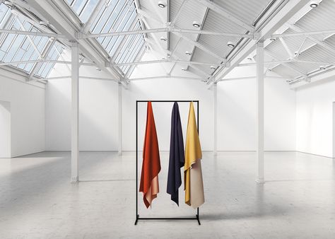 Hanging Paintings on Behance Tadao Cern, Simple Artwork, Empty Room, Fabric Combinations, Hanging Paintings, Sculpture Installation, Outfit Combinations, Knitwear Design, Everyday Objects