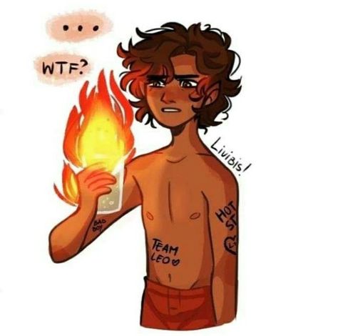 Percy Jackson and friends react to their own fan art - I'mma just put some stored fanart here - Page 2 - Wattpad Leo Valdez Fan Art Funny, Pjo Aesthetic, Percy Jackson Comics, Zio Rick, Team Leo, Rick Riordan Series, Pjo Hoo, Jason Grace, Percy Jackson Fan Art