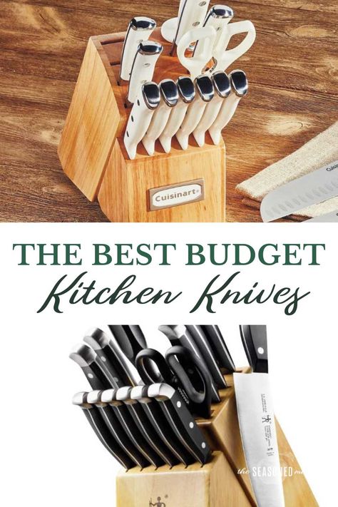 Discover our picks for the best budget kitchen knives! From chef knives to affordable sets, there's a budget option for your culinary needs. Best Knife Set, Best Kitchen Knife Set, Kitchen Knives Set, Kitchen Technology, Kitchen Knife Set, Budget Kitchen, Chef Knives, Knife Set Kitchen, Kitchen On A Budget