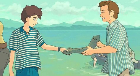 What if Studio Ghibli animated Call Me By Your Name? Cmbyn Fanart, Western Cartoon, Dear Comrade, Name Drawings, Pizza Art, Call Me By Your Name, I Call You, Animation Studio, Movie Scenes