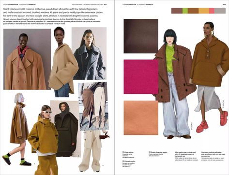 FW23-24 Women's Fashion trend book | PPT Richard Burbridge, Fashion Trend Book, Mens Innerwear, Fashion Portfolio Layout, Fashion Trend Forecast, Sportswear Trends, Color Trends Fashion, Coat Trends, Fashion Forecasting