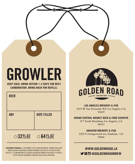 Cold Brew Packaging, Craft Beer Label Design, Brewery Decor, Beer Tag, Beer Label Design, Hang Tags Clothing, Branding Design Packaging, Typo Logo, Beer Design