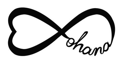 Ohana Infinity Tattoo | Ohana tattoo.....more interested here with what Else can be done in a ... Ohana Tattoos, Tribe Tattoo, Ohana Tattoo, Bonnie Und Clyde, Art Rooms, Stitch Tattoo, Daughter Tattoo, Healing Tattoo, Infinity Tattoos