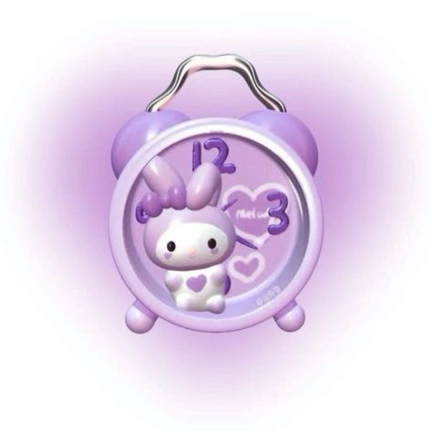 3d Icons Purple, Purple Sanrio, Purple Clock, Cute Iphone Wallpaper Tumblr, Pink Wallpaper Hello Kitty, Purple Icon, Purple Aura, Cute Pink Background, Kawaii Tattoo