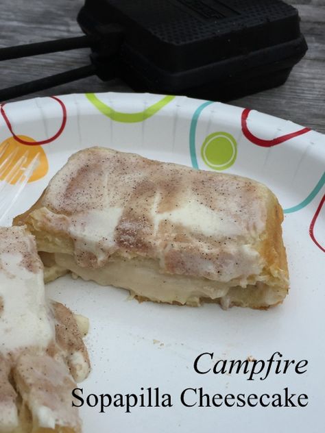 Soapapilla Recipe, Pie Iron Cooking, Campfire Pies, Pudgy Pie, Mountain Pies, Pie Iron Recipes, Sopapilla Cheesecake, Campfire Desserts, Pie Iron