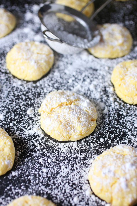 Ooey Gooey Butter Cookies Recipe Poet Gooey Butter Cookies, Butter Toffee Popcorn Recipe, Gooey Butter Cookies Recipe, Toffee Popcorn Recipe, Ooey Gooey Butter Cookies, Brown Sugar Cookie Recipe, Gooey Butter Cookies, Gooey Butter, Best Holiday Cookies