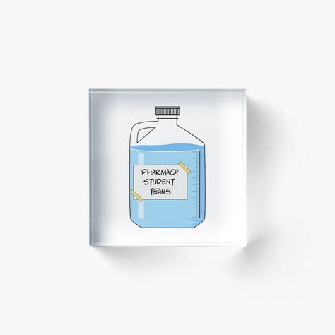 "pharmacy student | funny pharmacy student" Sticker by the-best-quotes | Redbubble Engineering Student Humor, Bottle Of Tears, Chemistry Student, Funny Chemistry, Physics Memes, Physics Humor, Chemistry Humor, Student Journal, Pharmacy Student