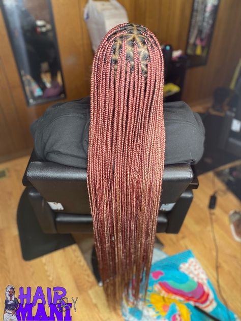 Pink rose vintage mixed ombré box braids Pink Ombre Knotless Braids, Pink And Blonde Braids, Pink Box Braids, Natural Braid Styles, Pink Braids, Cheer Hair, Natural Braids, Braids Styles, Blonde Braids