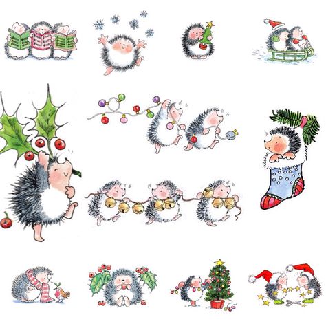 Christmas Hedgehog Drawing, Christmas Hedgehog, Christmas Hedgehog Wallpaper, Hedgehog Cute Illustration, Hedgehog And Bear Drawing, Penny Black Christmas Cards, Penny Black Christmas, Hedgehog Christmas Cards, Penny Black Hedgehog