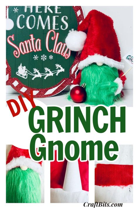 Grinch Gnomes Diy How To Make, Grinch Gnome Diy, How To Make Gnomes, Grinch Gnome, Xmas Gnomes, Diy Grinch, Class Mom, Thanksgiving Gnome, Selling Ideas