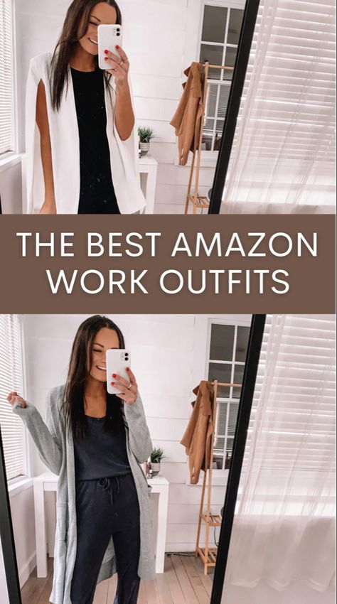 So many of you on Instagram have been asking for Amazon work outfits. Today, I’m sharing the best Amazon work outfits on the blog. I tried to include all affordable work outfits – including professional outfits and casual outfits that would also be great for teachers. These pieces can be taken from winter to spring into summer! Commuter Outfit To Work, Amazon Work Outfits Women, Affordable Work Clothes, Spring Into Summer, Summer Office Outfits, Working Out Outfits, Winter To Spring, Work Clothing, Office Outfits Women